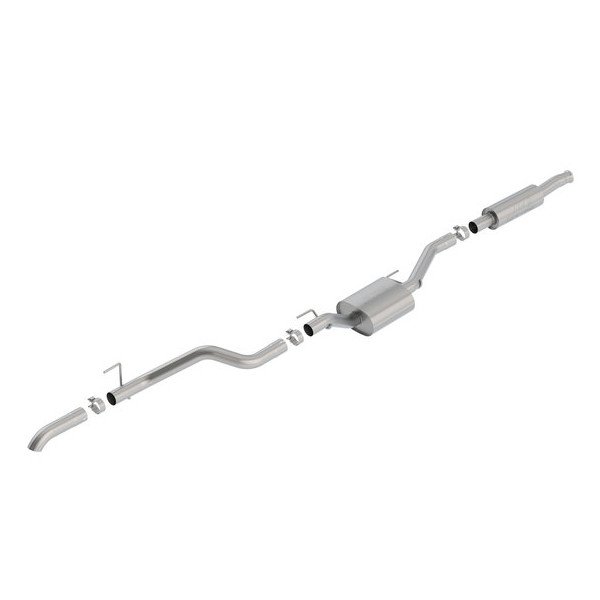 Borla, S-Type T-304 Stainless Steel Catback Exhaust System, with Single Turn Down Tip in Polished Stainless Borla - 17603-0153