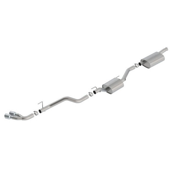 Borla, Touring T-304 Stainless Steel Catback Exhaust System, with Dual Side Exit in Polished Stainless Borla - 17603-0157