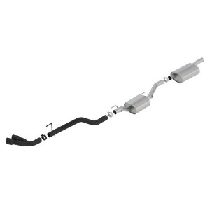 Borla, Touring T-304 Stainless Steel Catback Exhaust System, with Dual Side Exit in Black Borla, Touring T-304 Stainless Steel Catback Exhaust System, with Dual Side Exit in Black