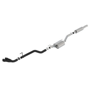 Borla, S-Type T-304 Stainless Steel Catback Exhaust System, with Dual Side Exit in Black Borla, S-Type T-304 Stainless Steel Catback Exhaust System, with Dual Side Exit in Black