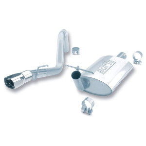 Borla, T-304 Stainless Steel Cat-Back System, for 91-95 Jeep Wrangler YJ with 4.0L I-6 Engine Borla, T-304 Stainless Steel Cat-Back System, for 91-95 Jeep Wrangler YJ with 4.0L I-6 Engine
