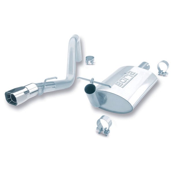 Borla, T-304 Stainless Steel Cat-Back System, for 91-95 Jeep Wrangler YJ with 4.0L I-6 Engine Borla - 17603-02