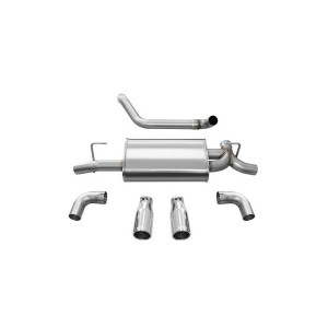 dB Performance by Corsa Dual Rear Exit Axle Back Sport Exhaust, Polished