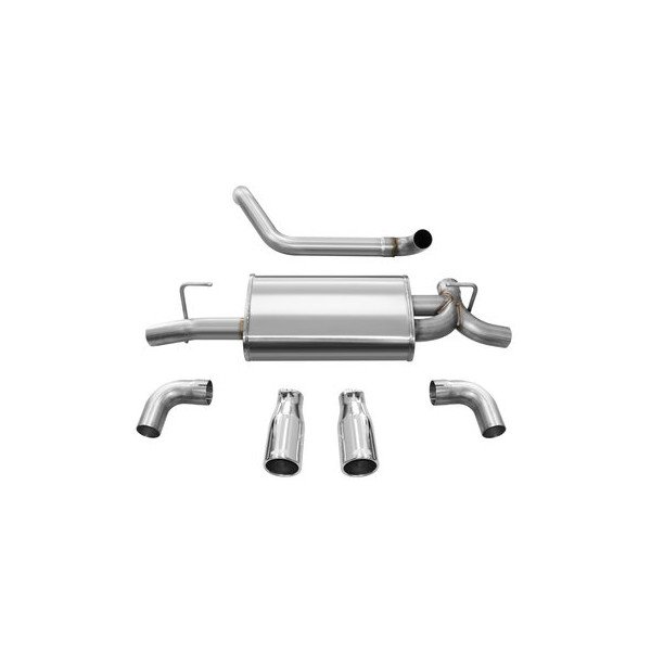 dB Performance by Corsa Dual Rear Exit Axle Back Sport Exhaust, Polished dB Performance by Corsa Dual Rear Exit Axle Back Sport Exhaust, Polished