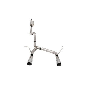 Dual Rear Cat-Back System, Polished