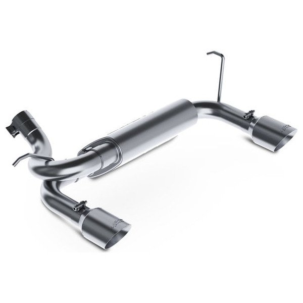 MBRP, Dual Axle Back System in T409, for 07-18 Jeep Wrangler JK with 3.6/3.8L