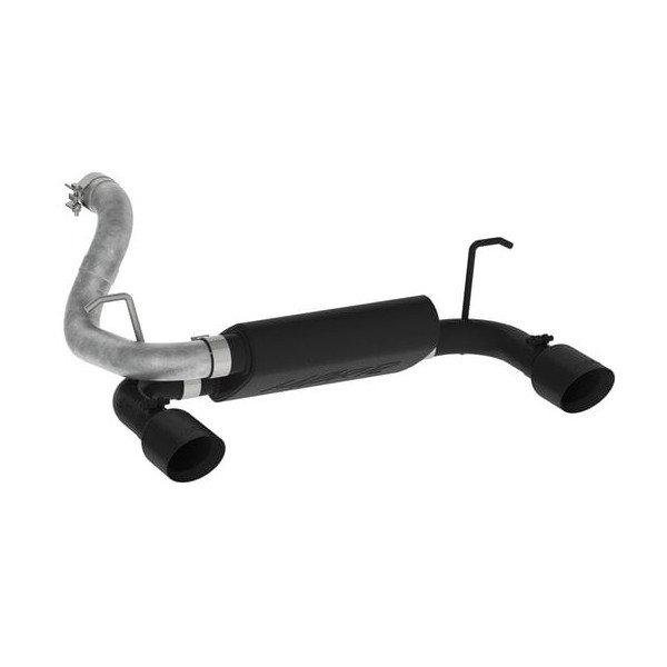 MBRP, Black Series 2.5" Dual Axle Exhaust System, for 18-23 Jeep Wrangler JL with 3.6L