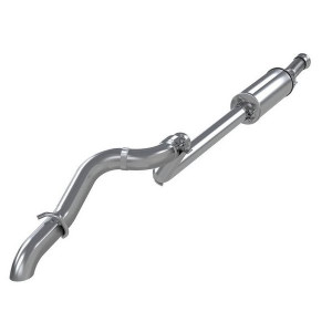 MBRP, Installer Series 2.5" Aluminized Single Rear Exhaust System, for 18-23 Jeep Wrangler JL MBRP, Installer Series 2.5" Aluminized Single Rear Exhaust System, for 18-23 Jeep Wrangler JL