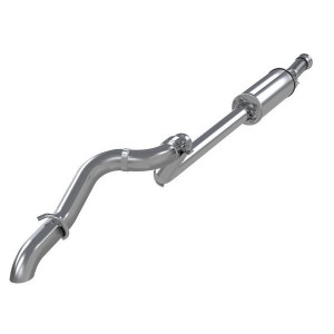 MBRP, Pro Series 2.5" T-304 Stainless Single Rear Exhaust System, for 18-23 Jeep Wrangler JL MBRP, Pro Series 2.5" T-304 Stainless Single Rear Exhaust System, for 18-23 Jeep Wrangler JL