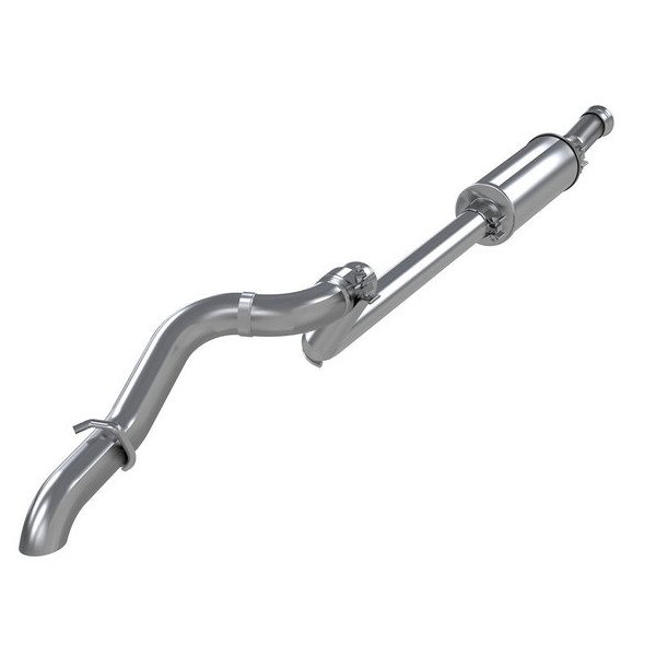 MBRP, Pro Series 2.5" T-304 Stainless Single Rear Exhaust System, for 18-23 Jeep Wrangler JL