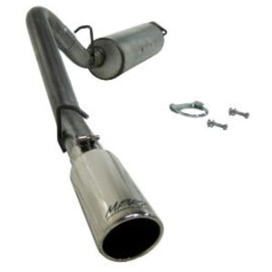 MBRP, Installer Series Cat Back Exhaust System in Aluminized Steel, for 00-06 Jeep Wrangler TJ with 2.5L I-4 & 4.0L I-6 Engines MBRP, Installer Series Cat Back Exhaust System in Aluminized Steel, for 00-06 Jeep Wrangler TJ with 2.5L I-4 & 4.0L I-6 Engines