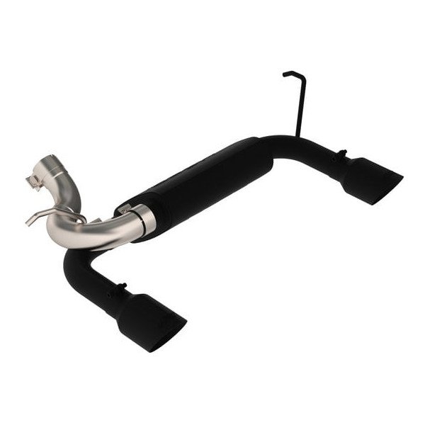 MBRP, Dual Axle Back System in Black, for 07-18 Jeep Wrangler & Wrangler Unlimited JK with 3.6/3.8L