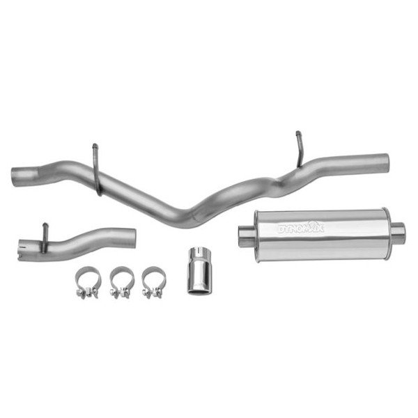 DynoMax, Ultra Flo "Rockcrawler" Cat-Back Exhaust in Stainless Steel, for 12-18 Jeep Wrangler JK 2 Door with 3.6L DynoMax, Ultra Flo "Rockcrawler" Cat-Back Exhaust in Stainless Steel, for 12-18 Jeep Wrangler JK 2 Door with 3.6L