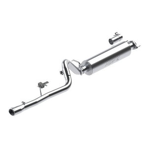 MBRP, 2.5" Single Cat Back Exhaust, in T-409 Stainless Steel for 86-01 Jeep Cherokee XJ MBRP, 2.5" Single Cat Back Exhaust, in T-409 Stainless Steel for 86-01 Jeep Cherokee XJ