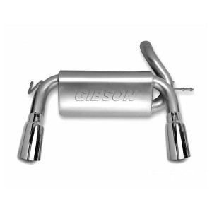 Gibson, Stainless Steel Dual Exit Cat Back Exhaust System, Stainless, for 18-23 Jeep Wrangler JL with 3.6L engine