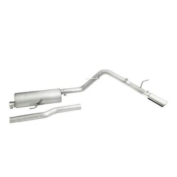 Gibson, Elite Series Single Exit Cat Back Exhaust System, Stainless Steel, for 20-23 Jeep Gladiator JT Gibson, Elite Series Single Exit Cat Back Exhaust System, Stainless Steel, for 20-23 Jeep Gladiator JT
