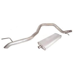 OMIX, Muffler & Tail Pipe Combo, for 05-09 Jeep Grand Cherokee WK with 3.7L/4.7L Engine
