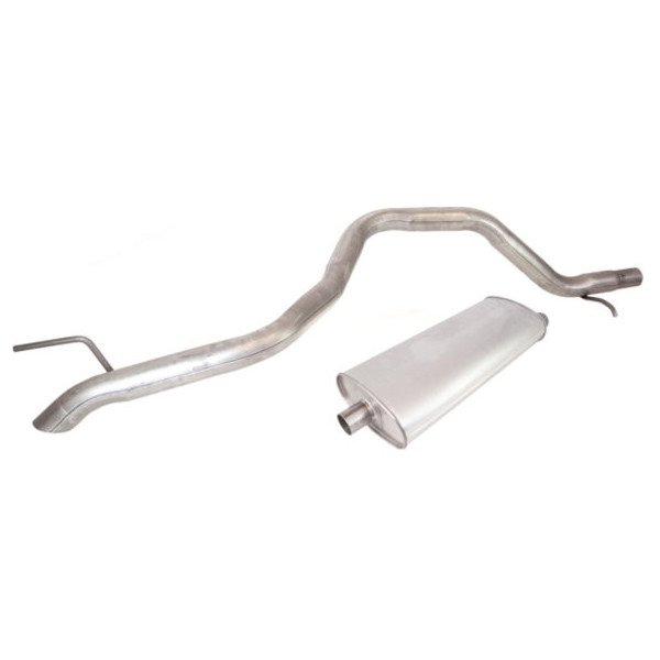 OMIX, Muffler & Tail Pipe Combo, for 05-09 Jeep Grand Cherokee WK with 3.7L/4.7L Engine
