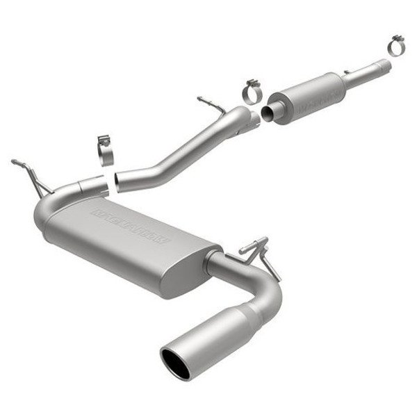 Magnaflow, Performance "Street Series" Cat Back Exhaust System, for 12-18 Jeep Wrangler JK 2 Door with 3.6L