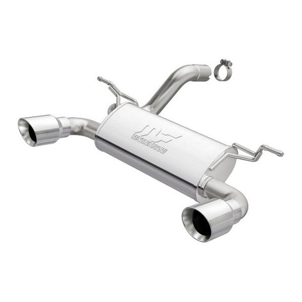 Magnaflow, Street Series Stainless Dual Exit Axle-Back Exhaust System, for 18-23 Jeep Wrangler JL with 3.6L & 2.0L Engine in Stainless Steel
