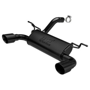 Magnaflow, Street Series Stainless Dual Exit Axle-Back Exhaust System, for 18-23 Jeep Wrangler JL with 3.6L & 2.0L Engine in Black