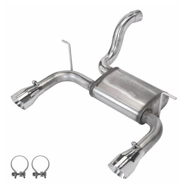 Pypes Performance Exhaust, Dual Exit Axle Back Exhaust System, Stainless, for 18-23 Jeep Wrangler JL with 3.6L or 2.0L Engines Pypes Performance Exhaust, Dual Exit Axle Back Exhaust System, Stainless, for 18-23 Jeep Wrangler JL with 3.6L or 2.0L Engines
