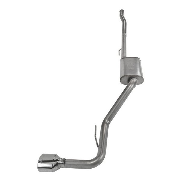 2.5" Cat Back Exhaust with Street Pro Muffler, Stainless Steel