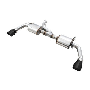 AWE Exhaust, Tread Edition Axle Back Exhaust System, with Black Tips for 12-18 Jeep Wrangler JK 3.6L