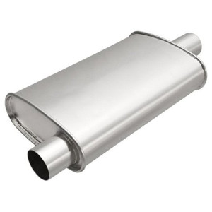 BRExhaust, Direct-Fit Muffler, for 97-00 Jeep Wrangler TJ with 2.5L and 4.0L Engines