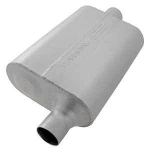 Flowmaster, 40 Series Delta Flow Performance Street Aluminized Steel Muffler, for 79-86 Jeep CJ5 & CJ7 with 4cyl Flowmaster, 40 Series Delta Flow Performance Street Aluminized Steel Muffler, for 79-86 Jeep CJ5 & CJ7 with 4cyl