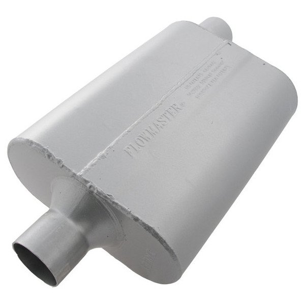 Flowmaster, 40 Series Delta Flow Aluminized Steel Muffler, for 87-95 Jeep Wrangler YJ, 84-98 Cherokee XJ & 93-98 Grand Cherokee ZJ Flowmaster - 17618-0909