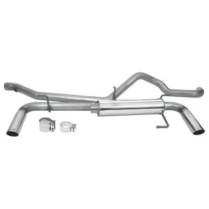 DynoMax, Stainless Steel Dual Exit Exhaust System, for 07-11 Jeep Wrangler Unlimited JK 4 Door with 3.8L DynoMax, Stainless Steel Dual Exit Exhaust System, for 07-11 Jeep Wrangler Unlimited JK 4 Door with 3.8L