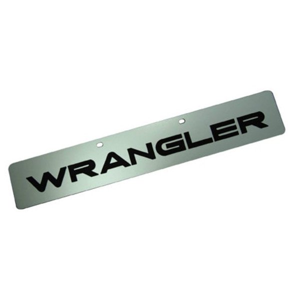 Eurosport Daytona, Jeep Trail-Blazer License Plate, with Wrangler Logo on Non-Glare Mirror Acrylic Eurosport Daytona, Jeep Trail-Blazer License Plate, with Wrangler Logo on Non-Glare Mirror Acrylic