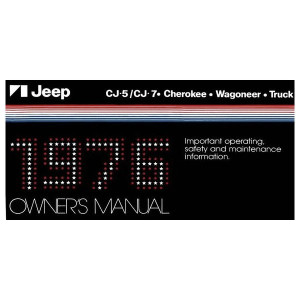 Bishko Automotive Literature, Factory Authorized Owners Manuals, for 1984 CJ-7 & CJ-8 Scrambler