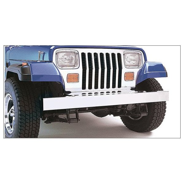 Kentrol, 42" Stainless Front Bumper without Holes, for 45-86 Jeep CJ