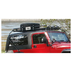 Warrior Products, Safari Sports Rack, for 76-95 Jeep CJ-7 & Wrangler YJ