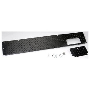 Warrior Products, Dash Boards with Glovebox Opening with Door, Black Diamond Plate, for 76-86 Jeep CJ5, CJ7 & CJ8