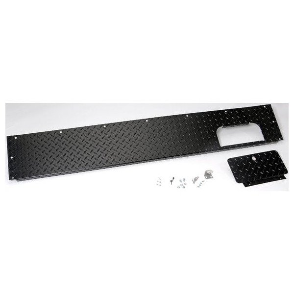 Warrior Products, Dash Boards with Glovebox Opening with Door, Black Diamond Plate, for 76-86 Jeep CJ5, CJ7 & CJ8
