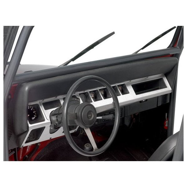 Warrior Products, Dash Panel Overlays, Diamond Plate, for 87-95 Jeep Wrangler YJ