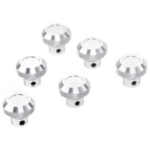 Crown Automotive, Billet Knob Set, in Silver for 76-86 Jeep CJ