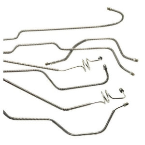 Classic Tube, Pre-Formed Stainless Steel Brake Line Kit, for 83-85 Jeep CJ-8 with Standard Disc Brakes Classic Tube, Pre-Formed Stainless Steel Brake Line Kit, for 83-85 Jeep CJ-8 with Standard Disc Brakes