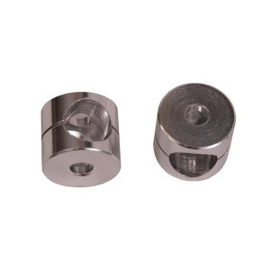 OMIX, Clear Anodized Mirror Bushings, for 76-86 Jeep CJ-5, CJ-7 & CJ-8 Scrambler