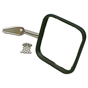 Rugged Ridge, Stainless Steel Passenger Side Mirror & Arm with Convex Glass, for 58-86 Jeep CJ-5, CJ-6, CJ-7 & CJ-8 Scrambler