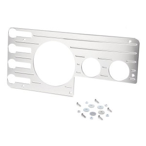 New Century Manufacturing, New Century Billet Dash Cover with Radio Cutout, Silver, for 76-86 Jeep CJ-5, CJ-7 & CJ-8