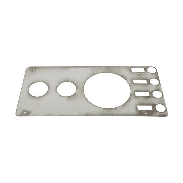 Stainless Steel Gauge Cover (w/o Radio Cutout), Polished