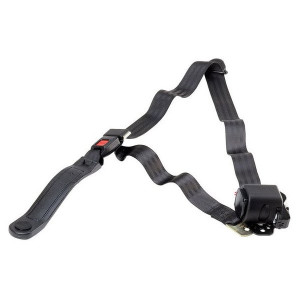 3 Point Retractable Lap & Shoulder Harness, Black 3 Point Retractable Lap & Shoulder Harness, Black
