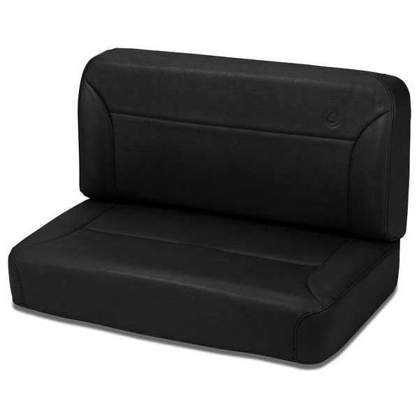 TrailMax II Fixed Rear Bench Seat in Vinyl, Black