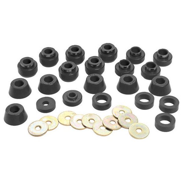 Energy Suspension, Body Cab Mount Set, Black, for 76-79 Jeep CJ