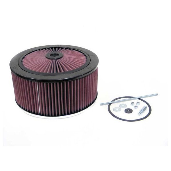 K&N, X-Stream Air Flow Assembly 11-Inch Diameter, 7-5/16-Inch Neck, 4-1/2 Inch High, Universal