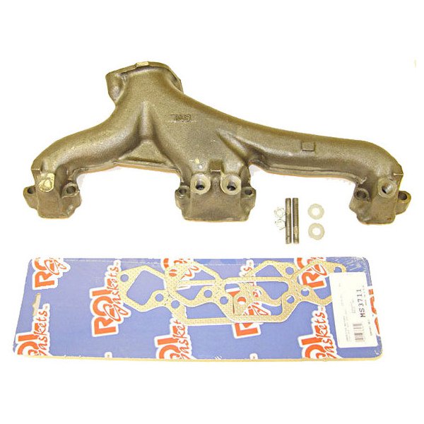 OMIX, Left Side Exhaust Manifold Kit, for 74-81 Jeep CJ-5, CJ-7, CJ-8 Scrambler & 72-79 Wagoneer SJ with V-8 Engine